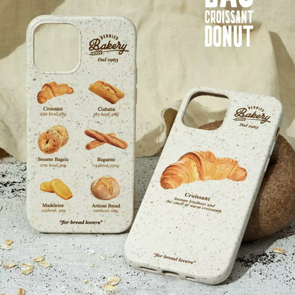 Ufology Sustainable Phone Case - bread lover