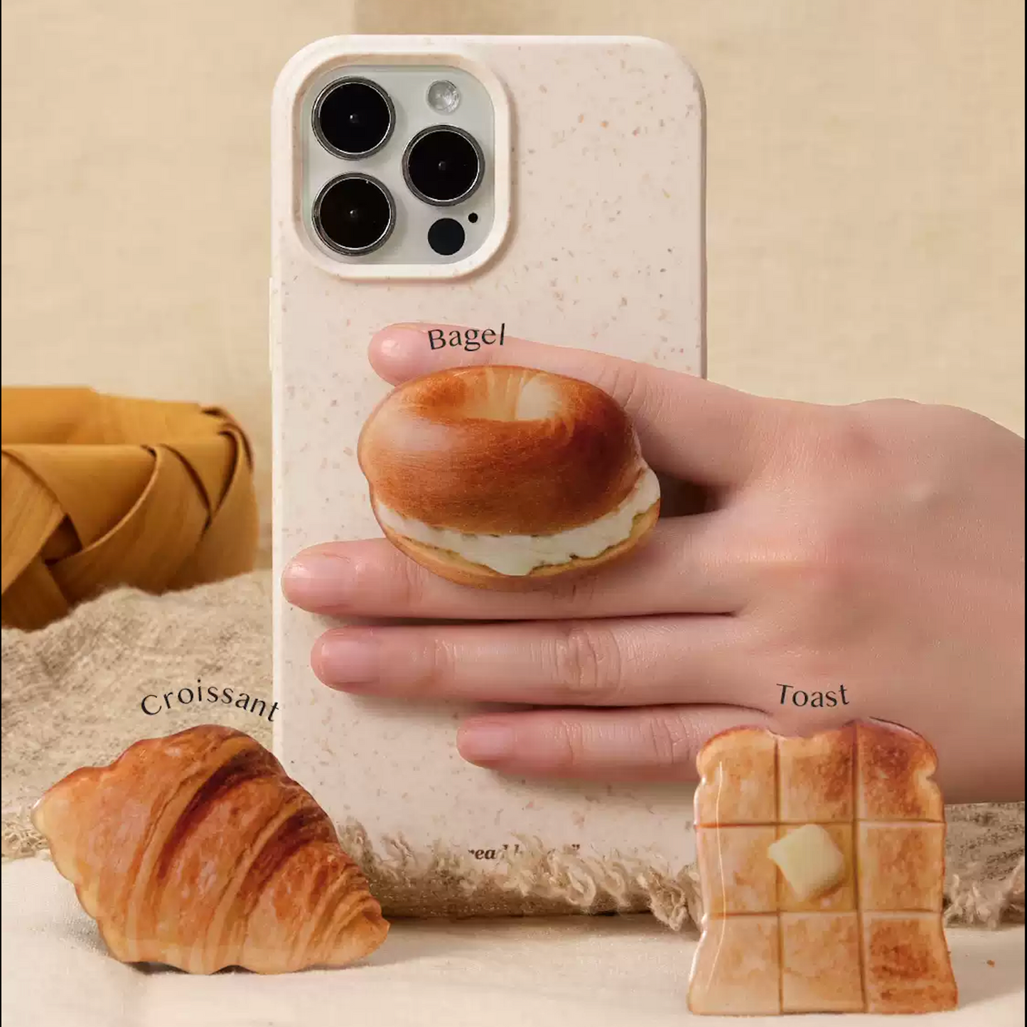 Ufology Sustainable Phone Case - bread lover