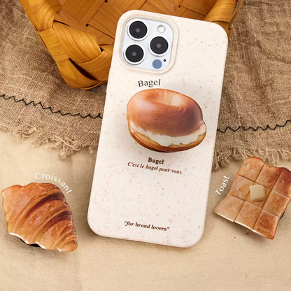 Ufology Sustainable Phone Case - bread lover