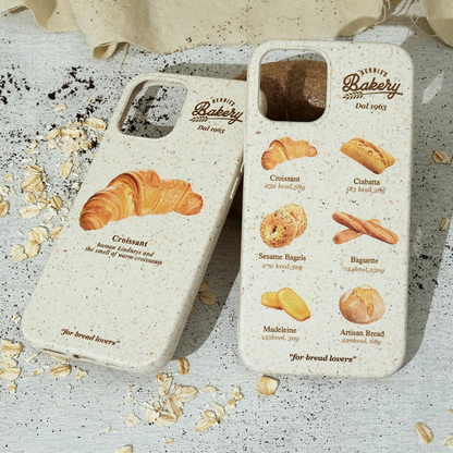 Ufology Sustainable Phone Case - bread lover