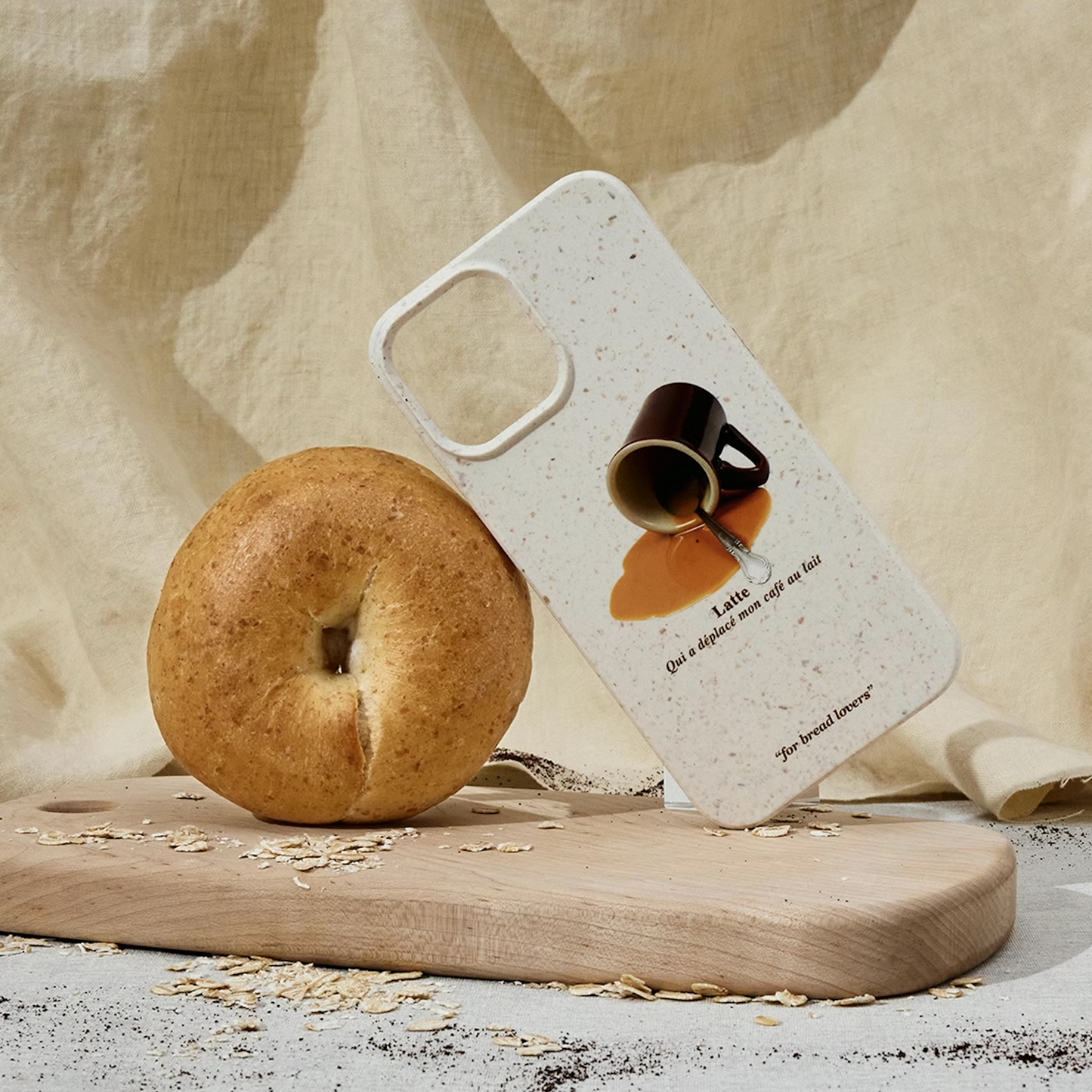 Ufology Sustainable Phone Case - bread lover