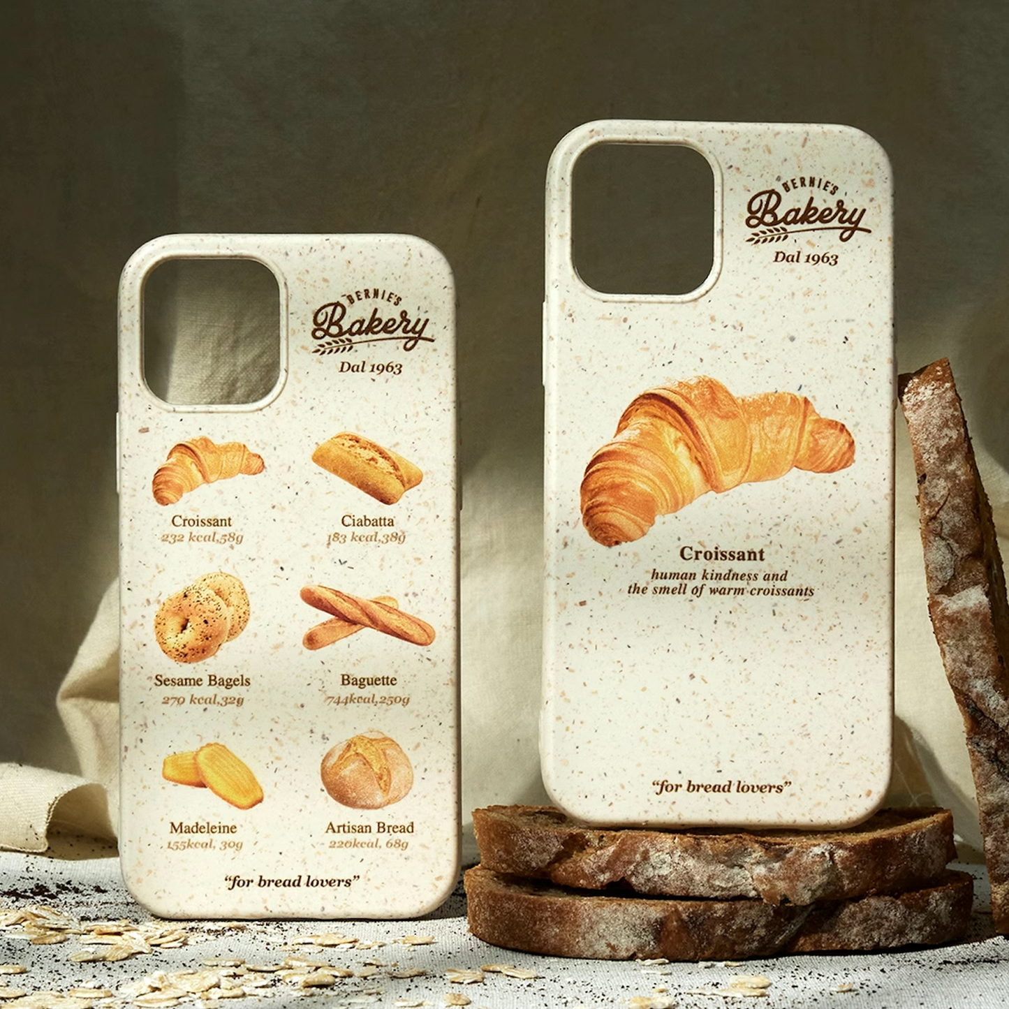 Ufology Sustainable Phone Case - bread lover