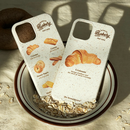 Ufology Sustainable Phone Case - bread lover