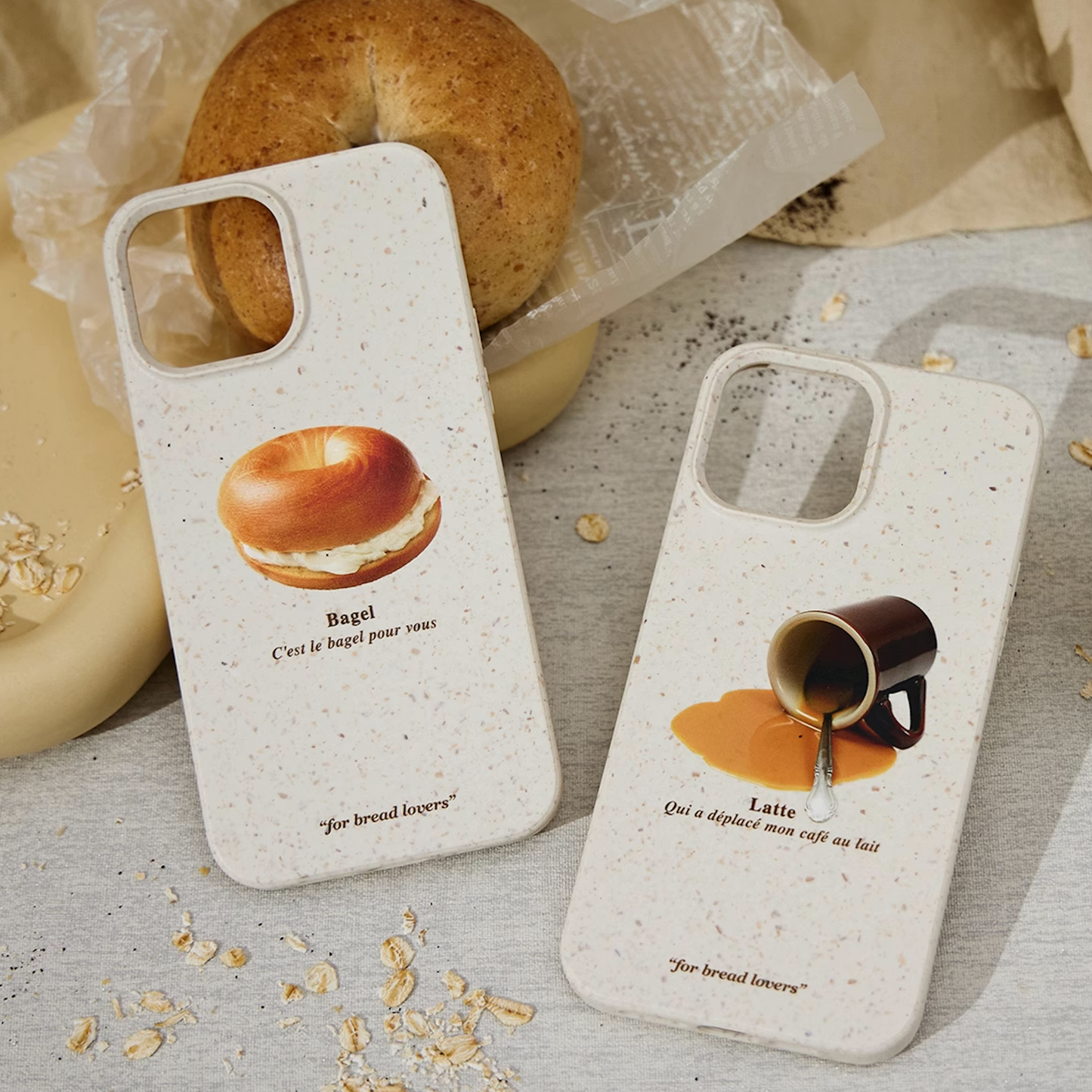 Ufology Sustainable Phone Case - bread lover