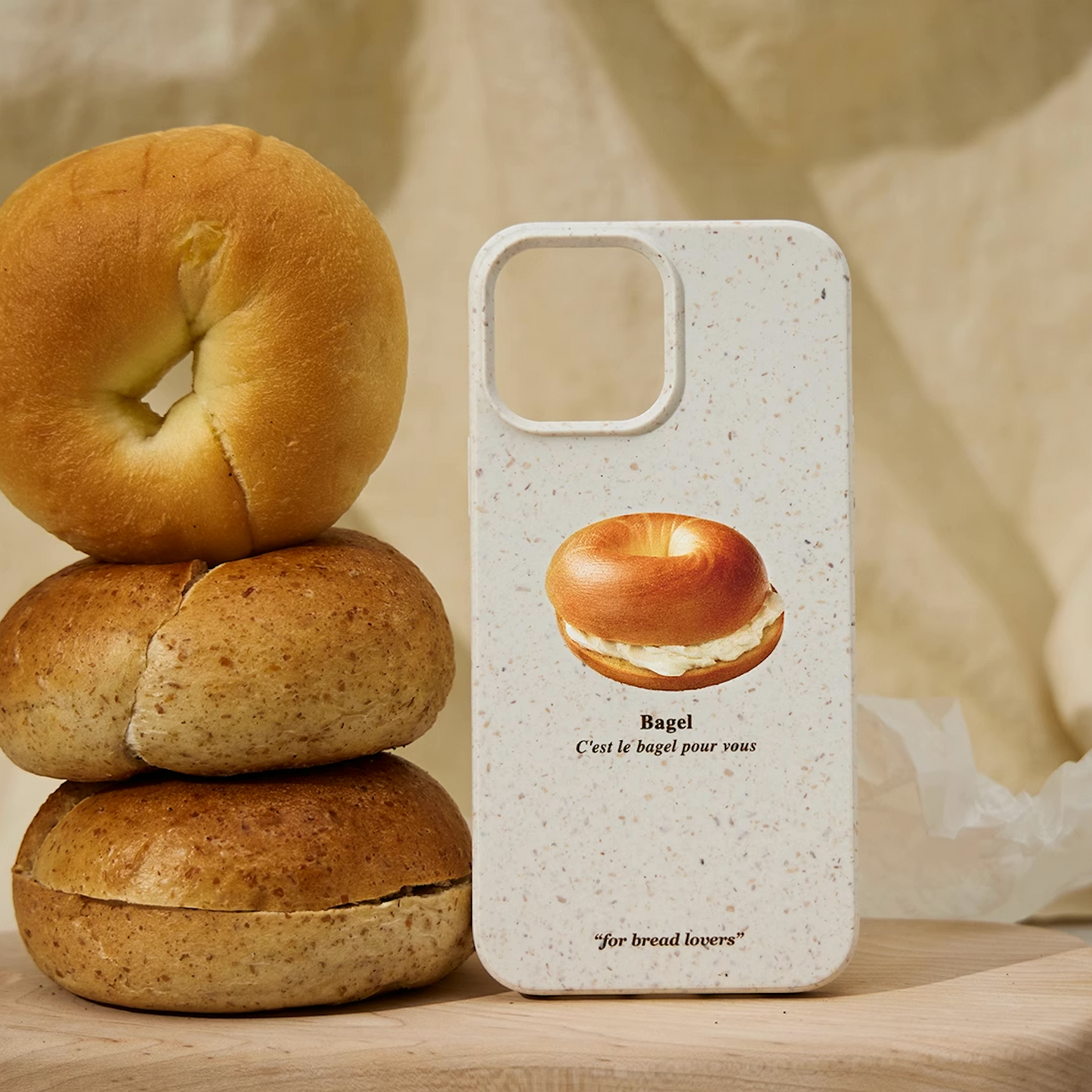 Ufology Sustainable Phone Case - bread lover