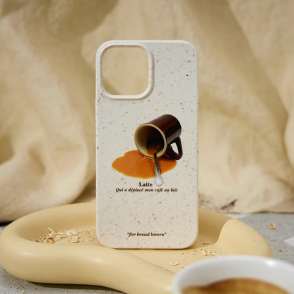 Ufology Sustainable Phone Case - bread lover