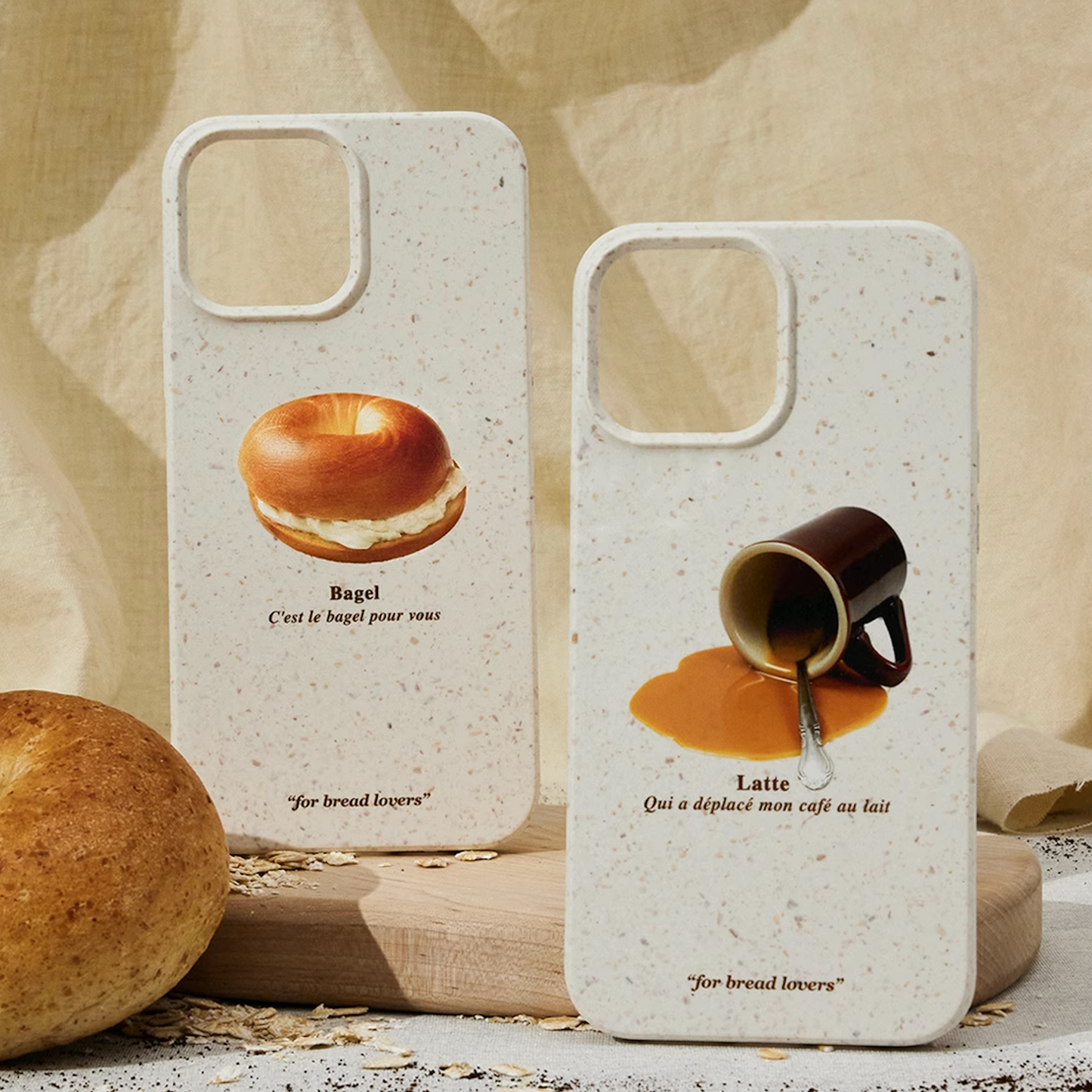 Ufology Sustainable Phone Case - bread lover