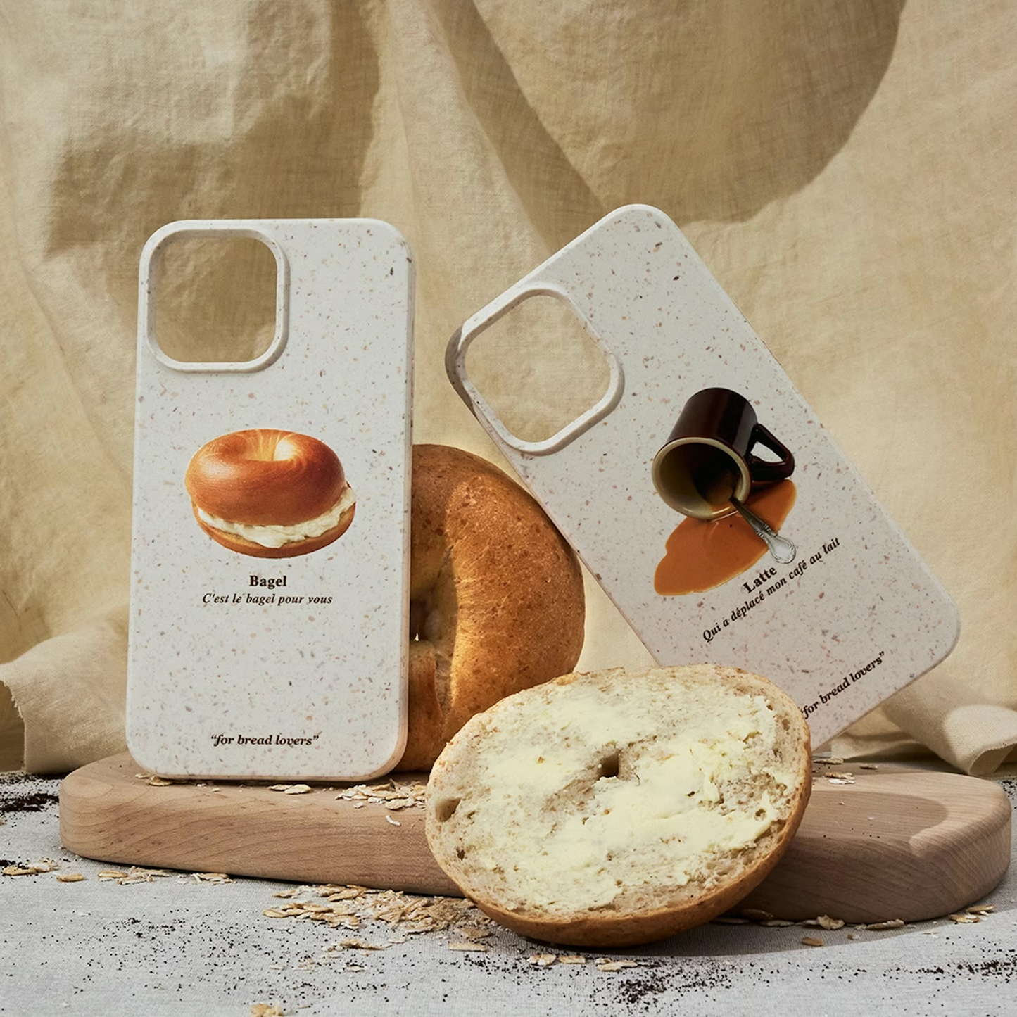 Ufology Sustainable Phone Case - bread lover