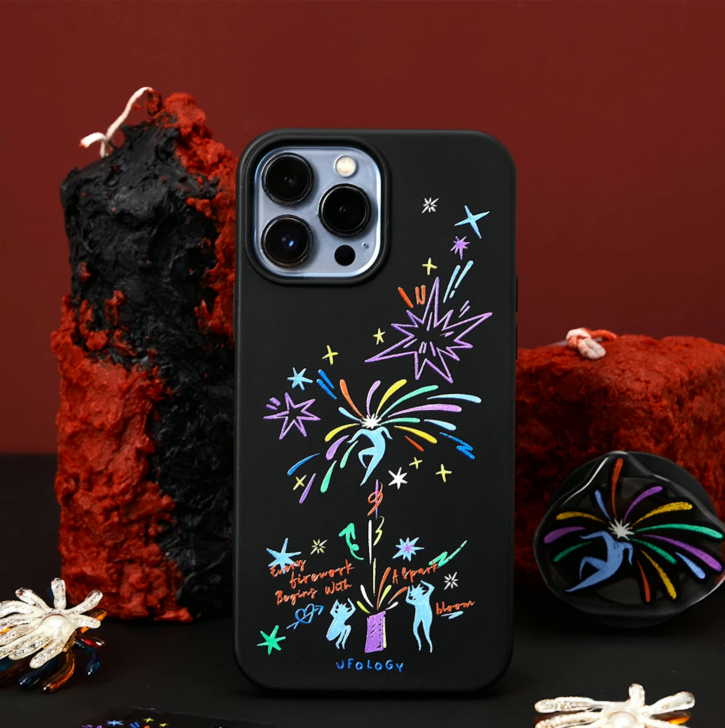 Ufology Sustainable Phone Case - Firework