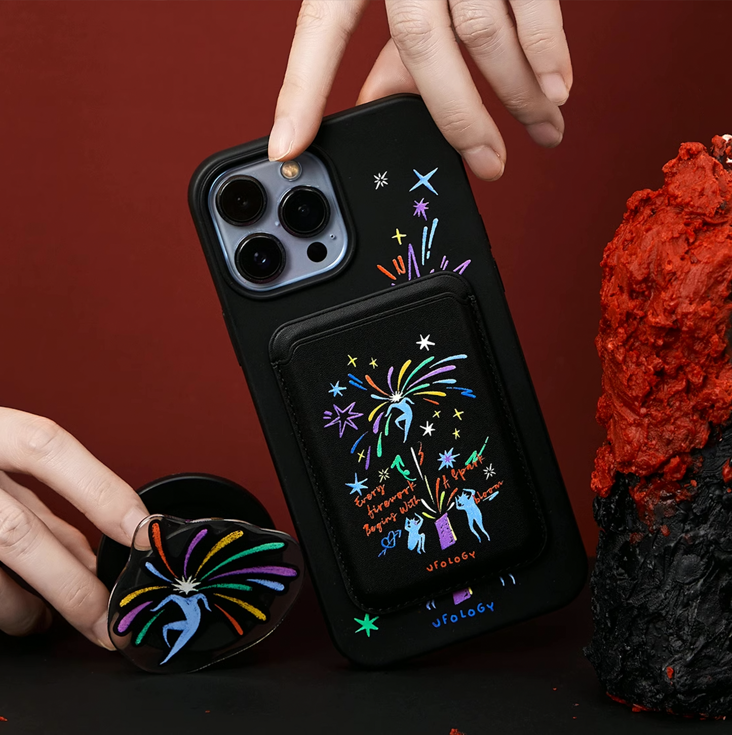 Ufology Sustainable Phone Case - Firework