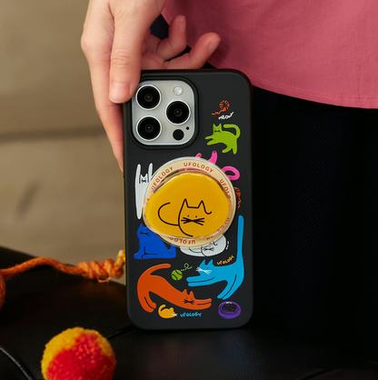 Ufology Sustainable Phone Case - Cats